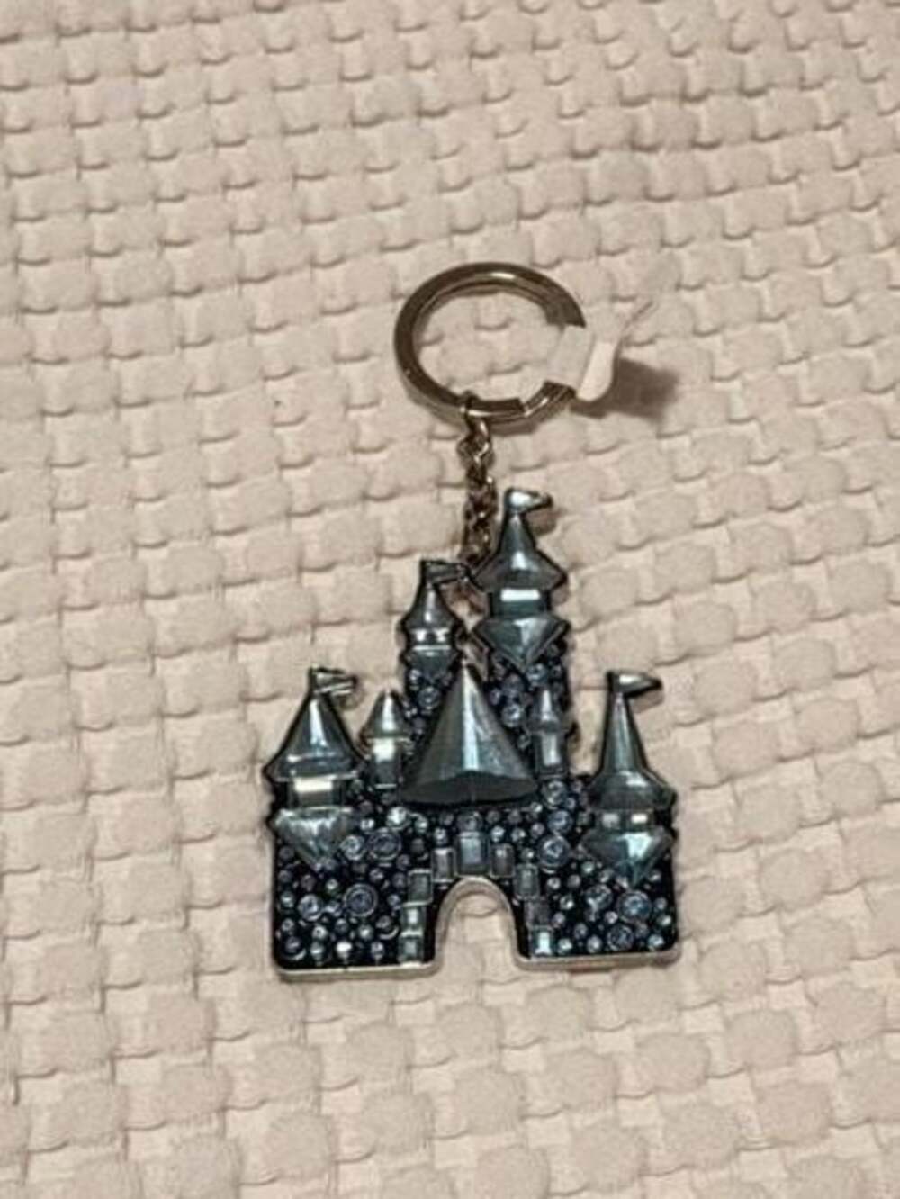 Disneyland 60th Diamond Celebration Sleeping Beauty Castle Keychain